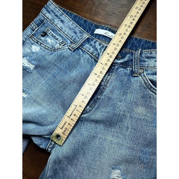 Kancan Distressed Straight Leg Womens Jeans Sz 3/25 - Picture 6 of 6